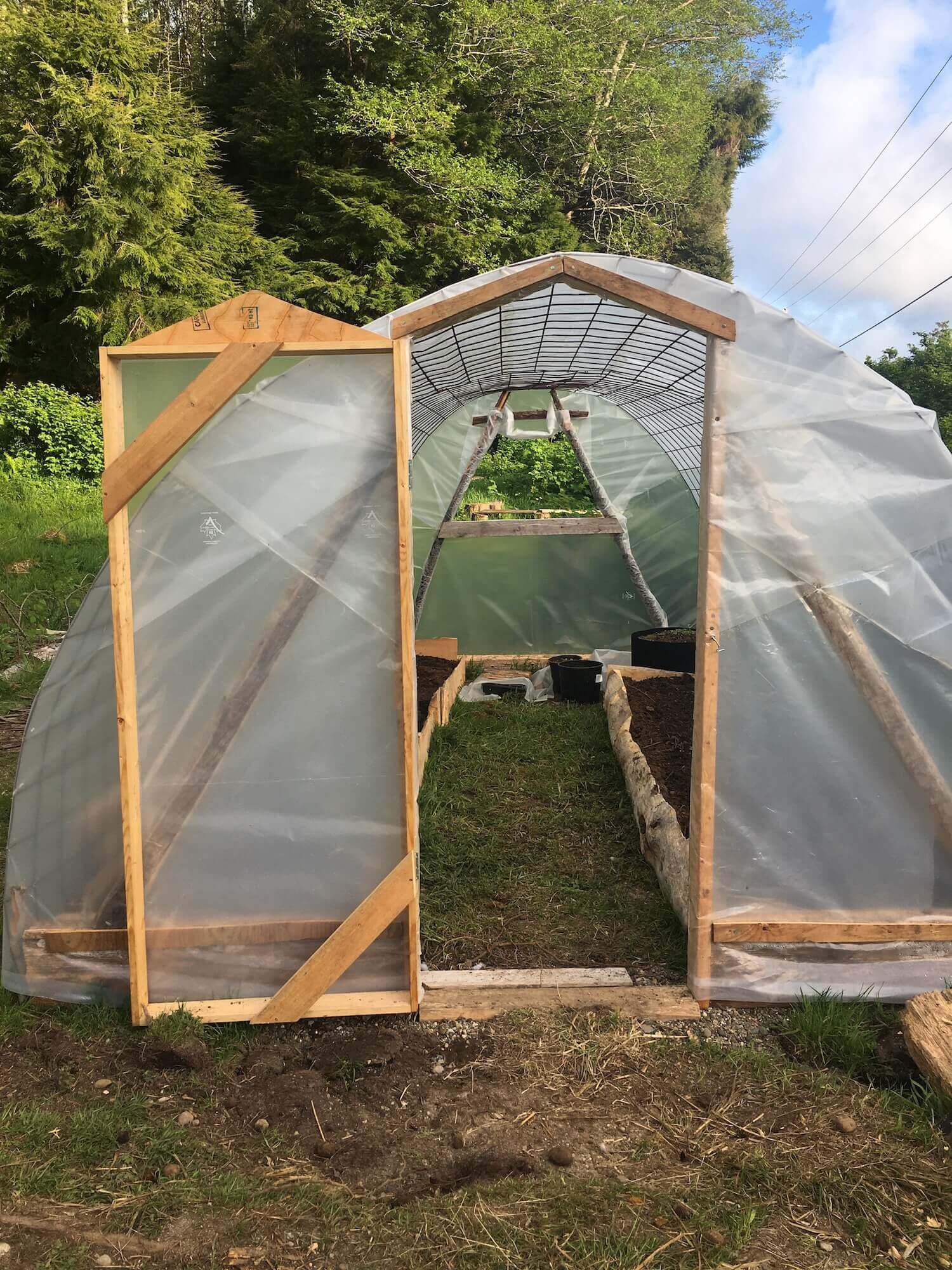 Frugal greenhouse or polytunnel build